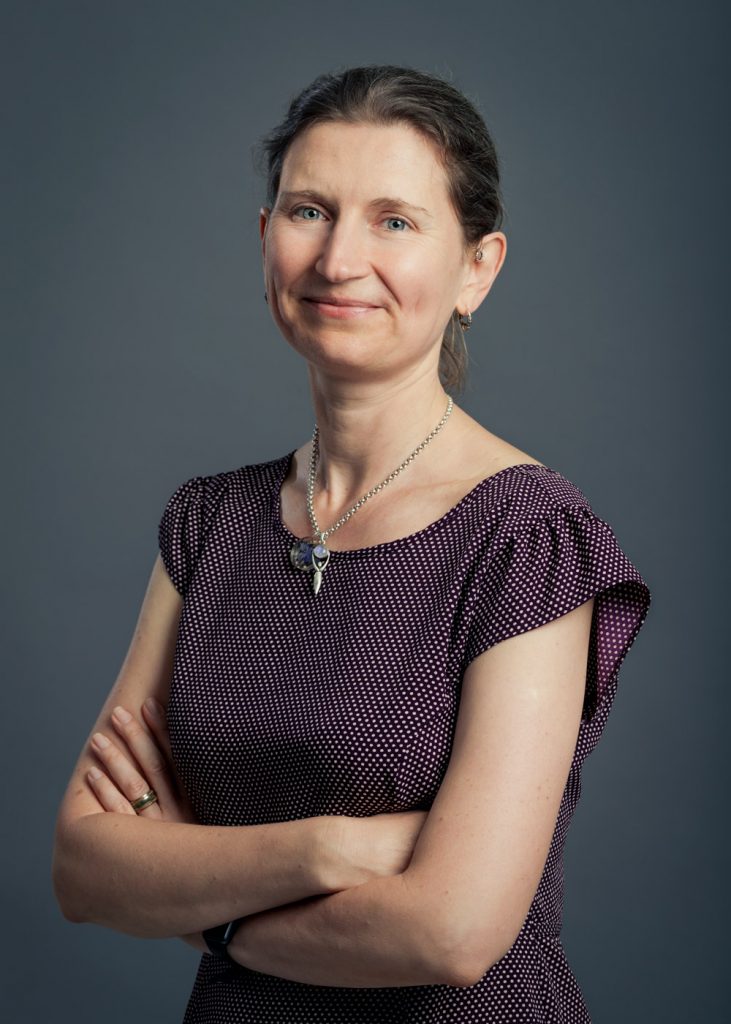 Colour headshot shot in studio in Leamington Spa, UK